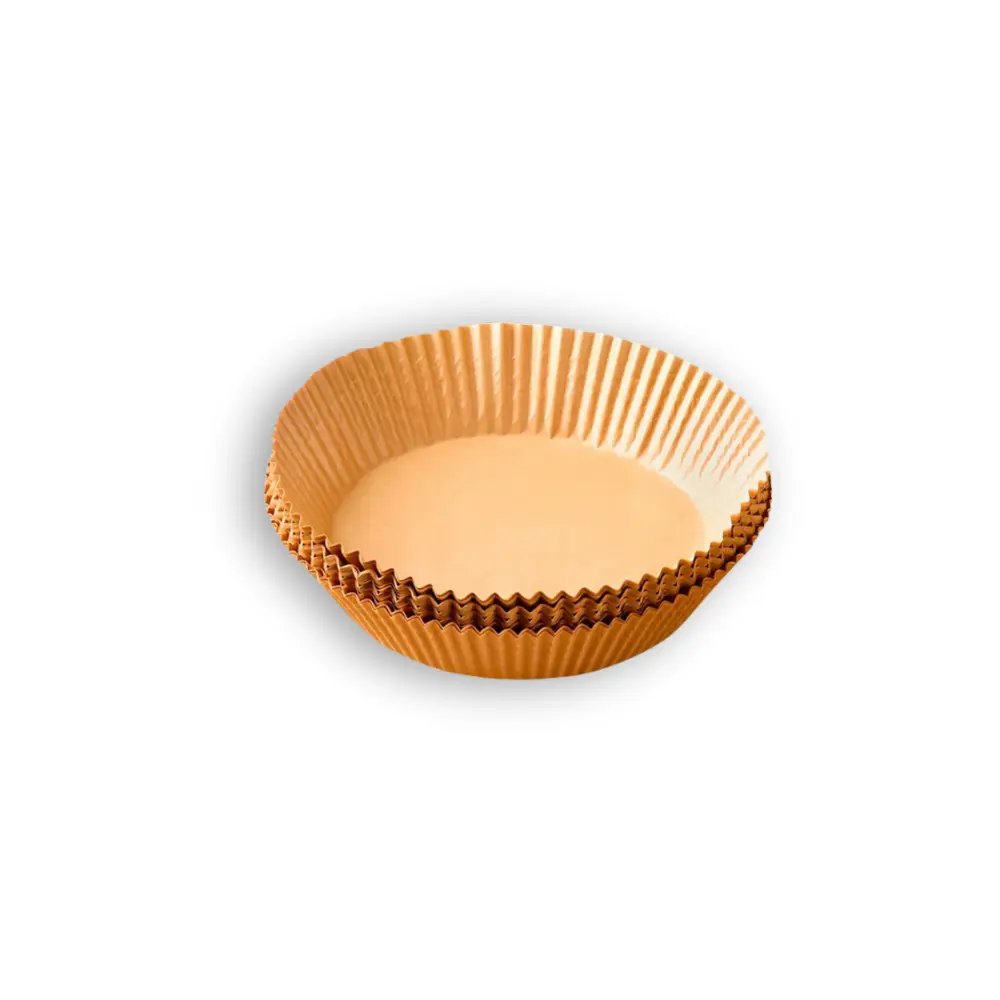 [581] Forma Papel Redonda 20 x 20 x 4,5 P/ Air Fryer c/ 50 Un