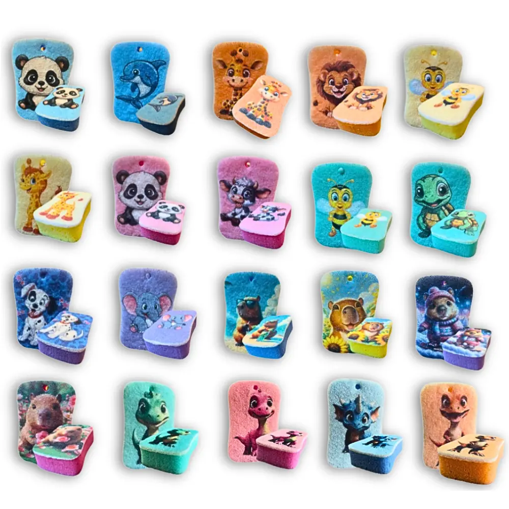 Bucha/Esponja Banho Infantil Divertida Modelos Sortidos