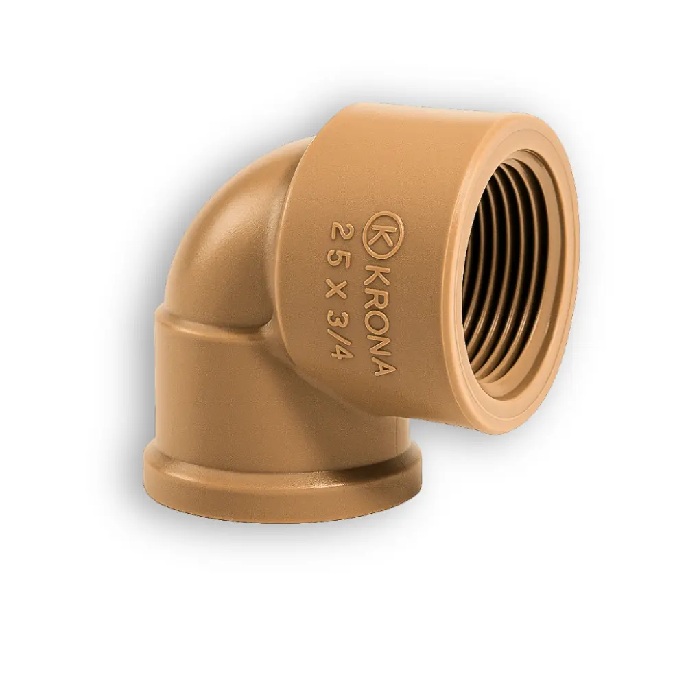 Cotovelo liso e Rosca 3/4