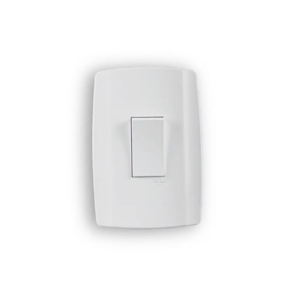 Interruptor c/ Placa 1 TECLA Branco 