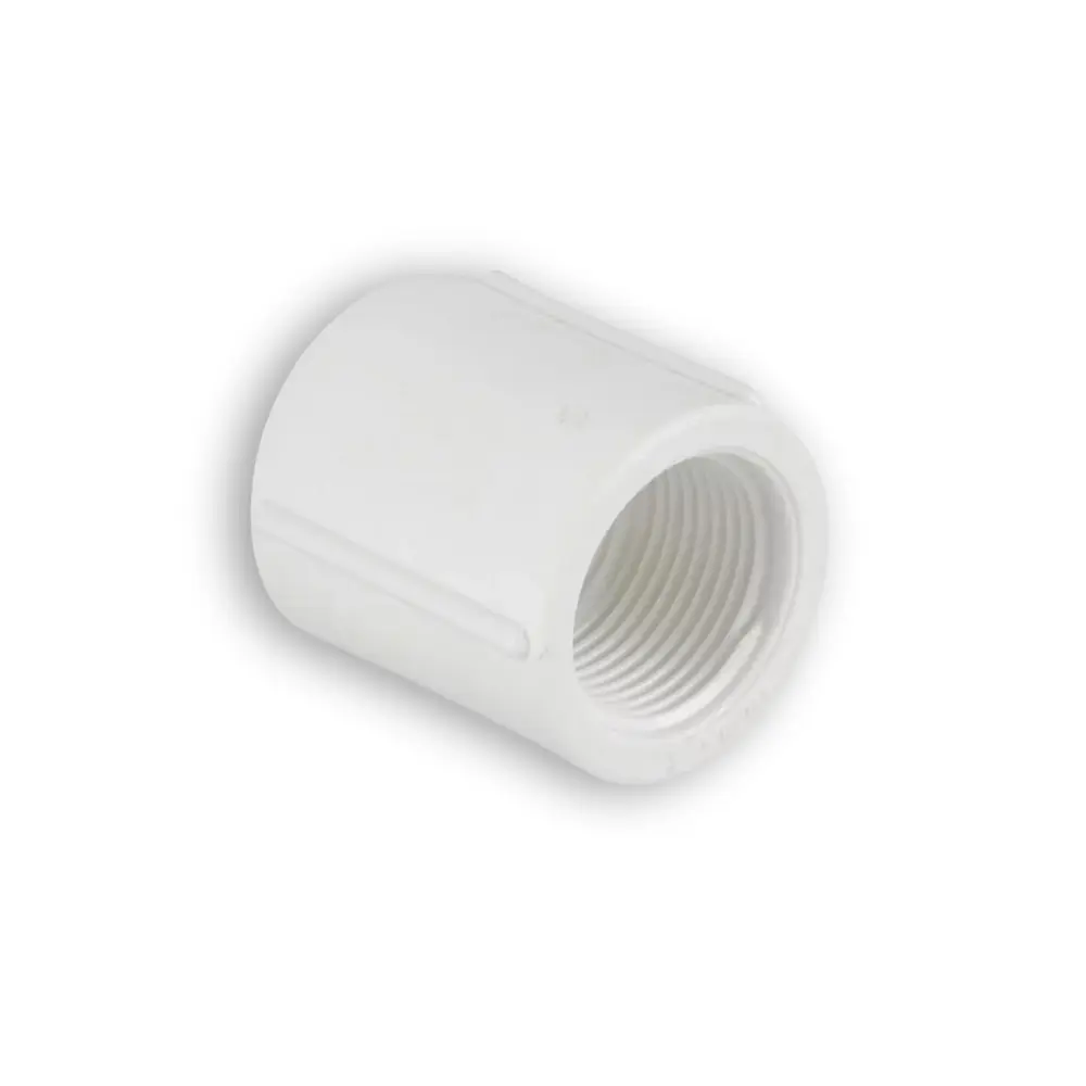 Luva Rosca e Rosca Branca 3/4 x 3/4