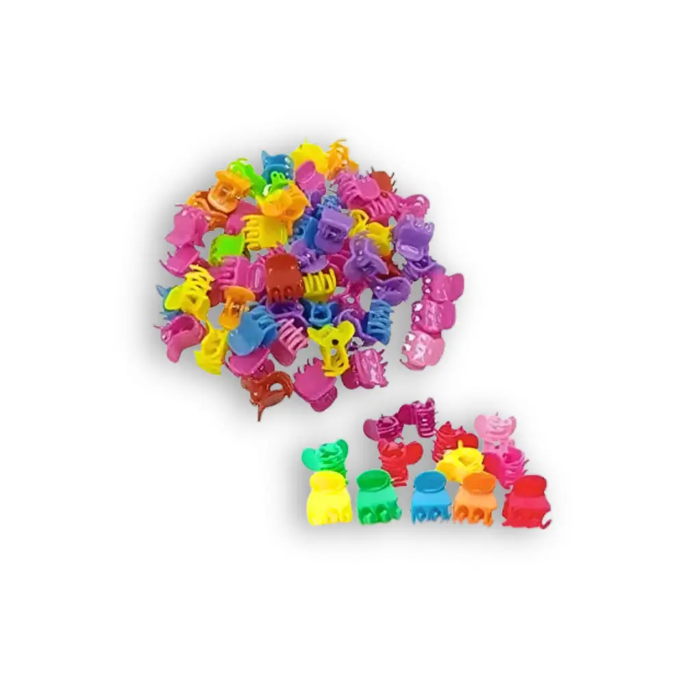 [1] Piranha Mini Colorida 1.5cm c/ 10 UN Cores Sortidas