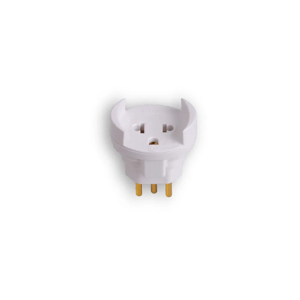 Pino Adaptador 2 P + T 10A/20A