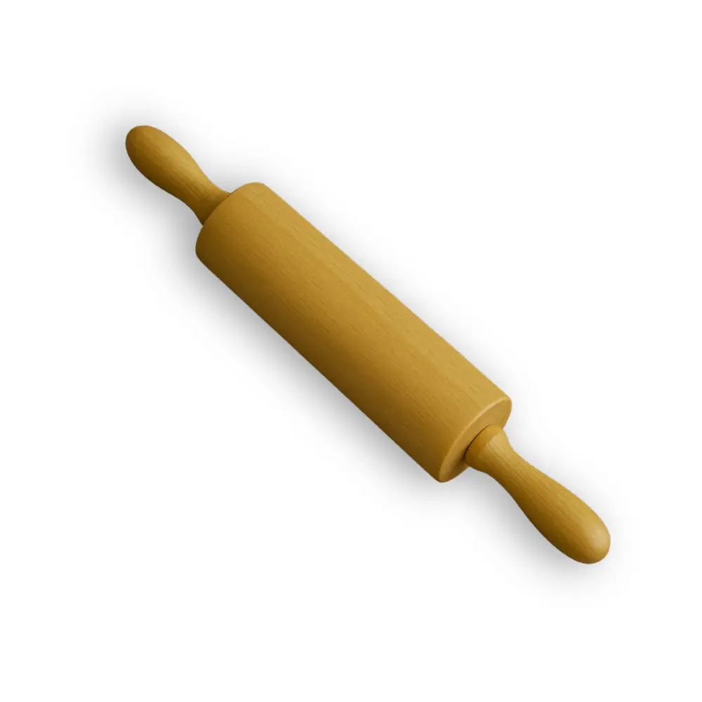 [31] Rolo Madeira Maciça p/ Massa 23X06