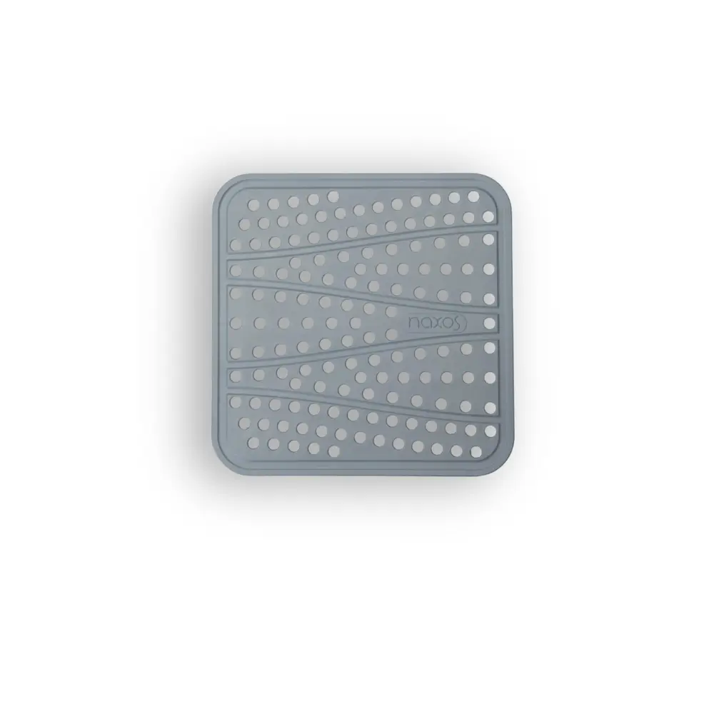 [66301] Tapete Silicone Air Fryer Quadrado Cinza
