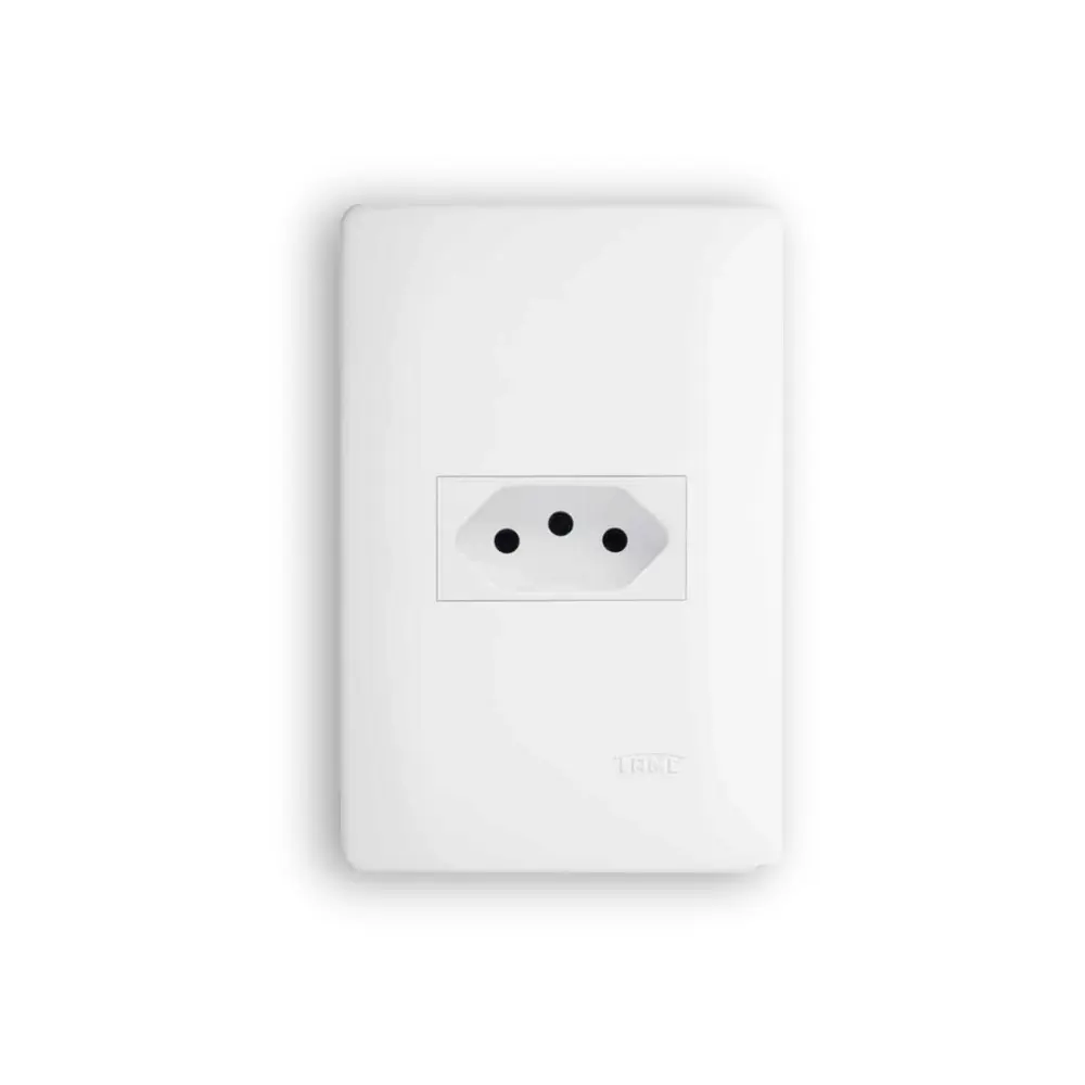 [209] Tomada 2 P + T c/ Placa Stylus 10A