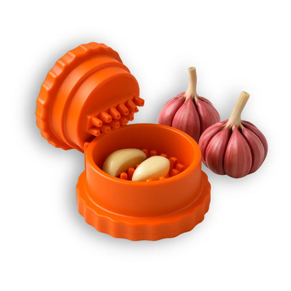 Triturador Alho Plástico