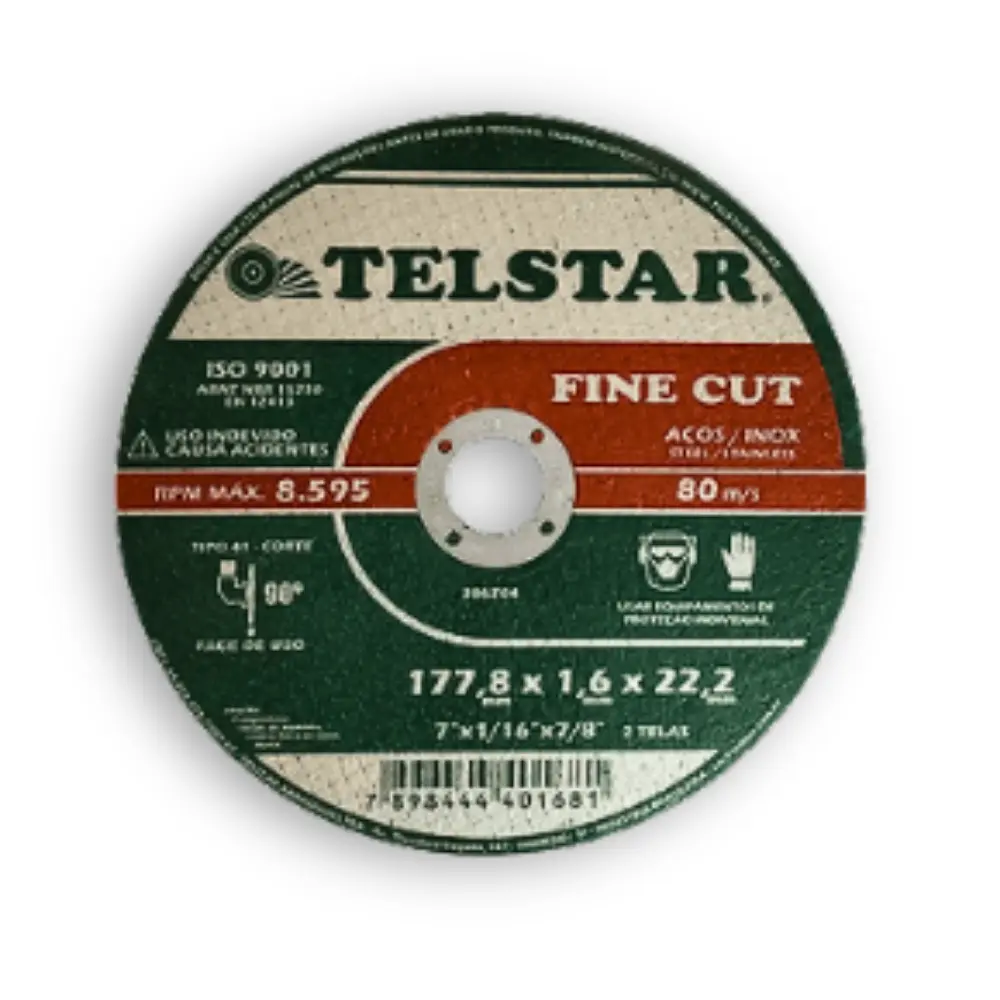 [58501] Disco de Corte Inox Esmilhadeira 4.1/2 x 1.0X7/8