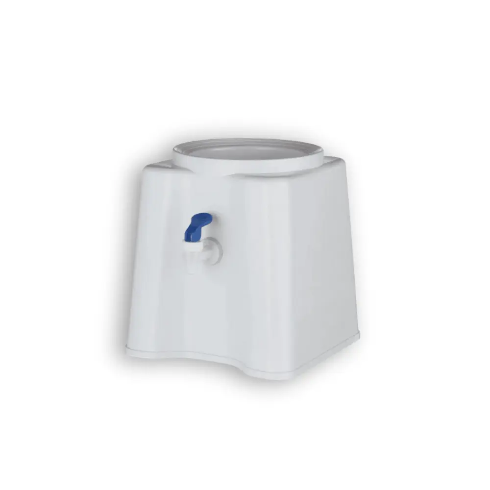 [2102] Suporte Galão D'água Pvc Branco c/ Torneira