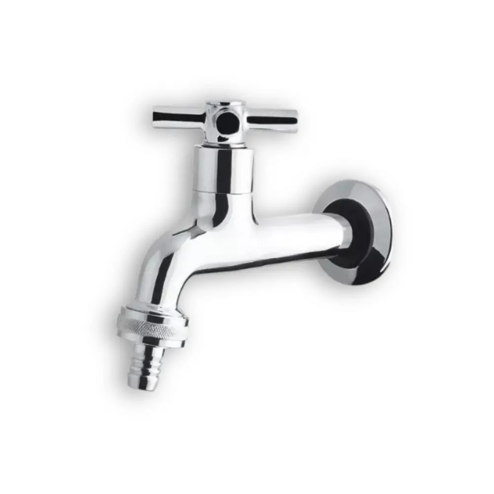 [6865] Torneira Jardim C21 ABS Cromada 1/4 x 1/2