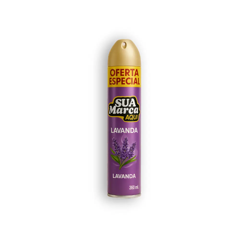 Aromatizador Aerossol Lavanda Embalagem Econômica 360ml