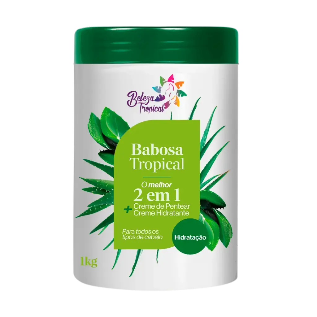 Creme 2 Em 1 Beleza Tropical 1000 ml - Babosa
