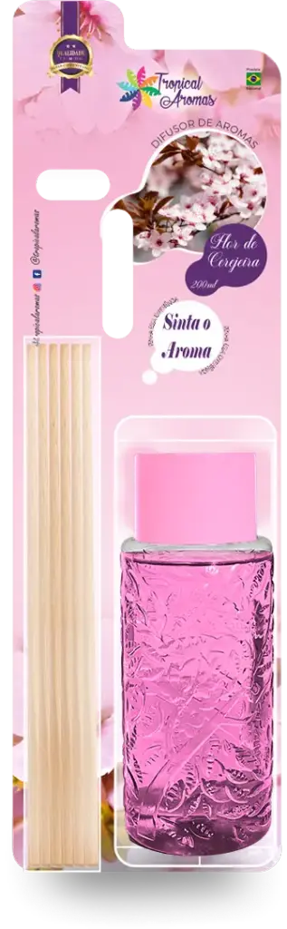 Difusor Blister 200 ml - Flor de Cerejeira