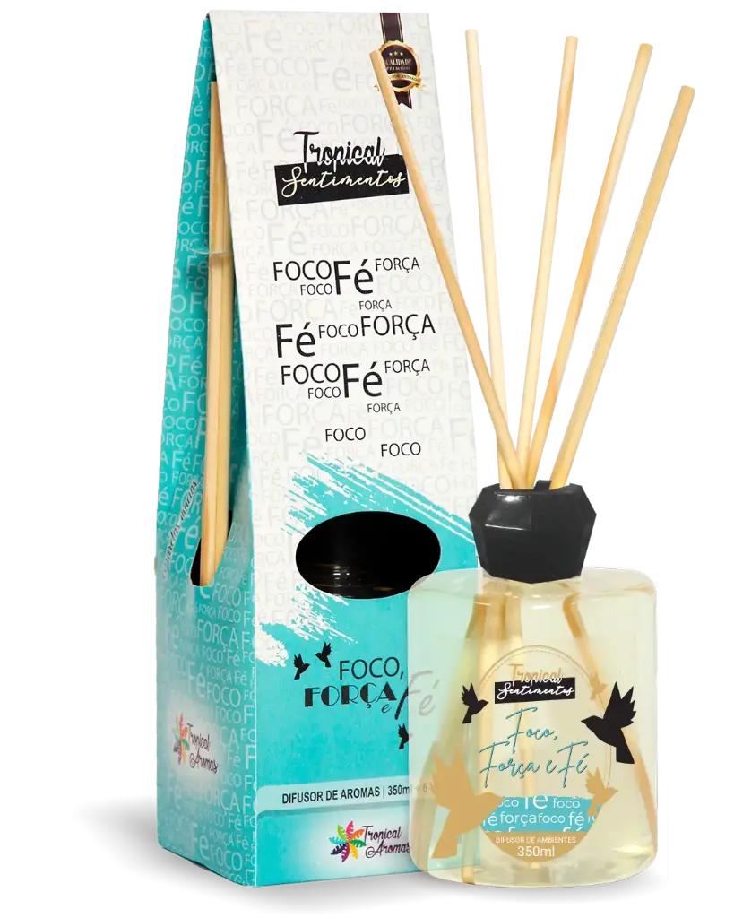 [7183] Difusor Presente Sentimentos 350 ml - Foco Forca e Fe
