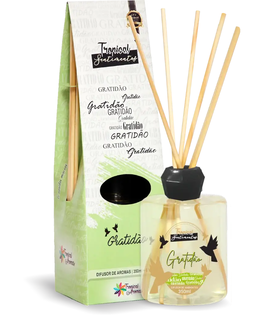 Difusor Presente Sentimentos 350 ml- Gratidao 