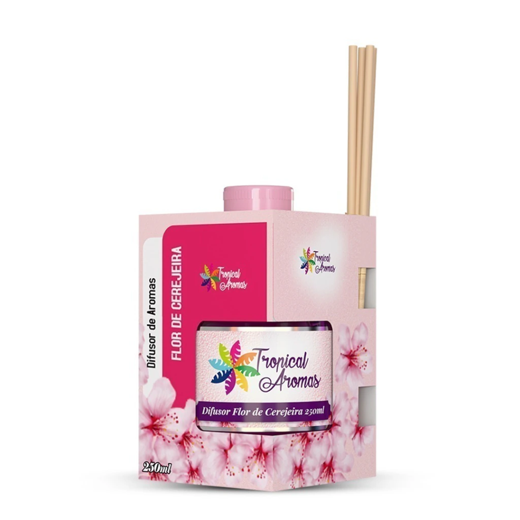 Difusor Tropical 250 ml - Flor de Cerejeira