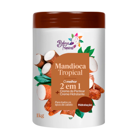 Creme 2 Em 1 Beleza Tropical 1000 ml - Mandioca