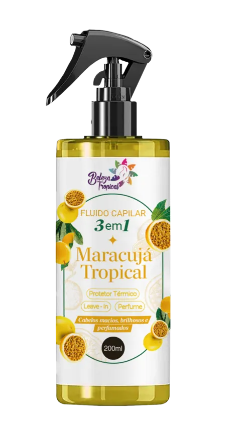 [5939573] Fluido Capilar 3 Em 1 Beleza Tropical 200 ml - Maracujá