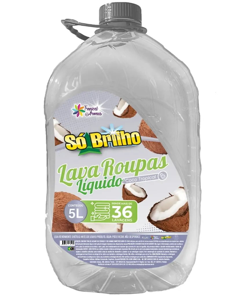 Lava Roupas Liquido 3 Lts Tropical Aromas  - Coco