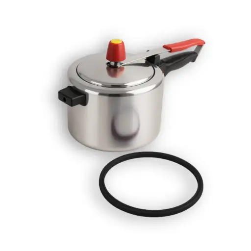 [237] Borracha Panela Pressão Multiuso 4,5 Lts