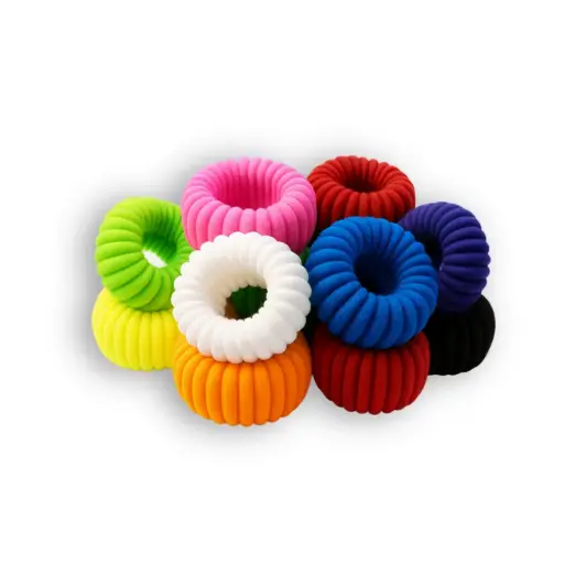 [306] Elástico rabicó p/ cabelo c/ 3 UN