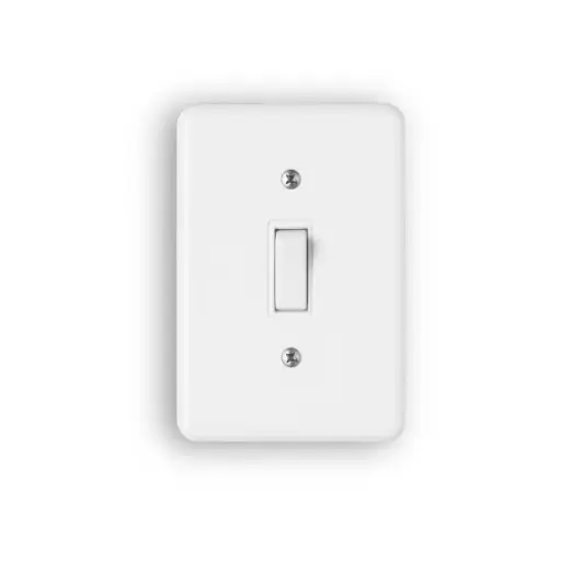 [1166] Interruptor c/ Placa 1 TECLA Branco Stylus