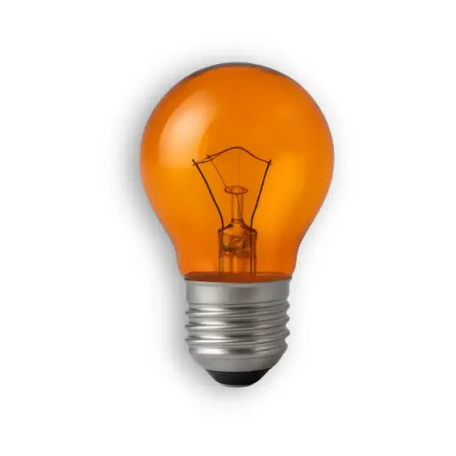 [75] Lâmpada Bolinha 15W x 127V Cores Sortidas