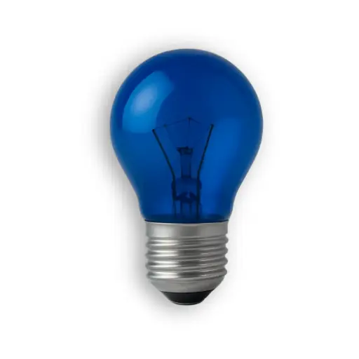 [384] Lâmpada Bolinha 15W x 220V Cores Sortidas