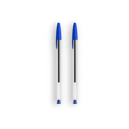 Caneta Azul Escolar c/ 2 unidades