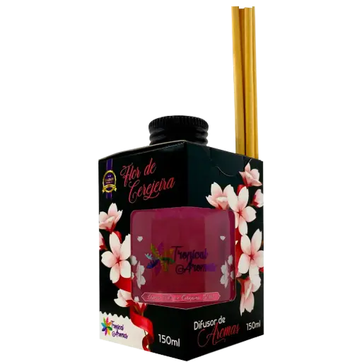 [5935179] Difusor Black 150 ml - Flor de Cerejeira