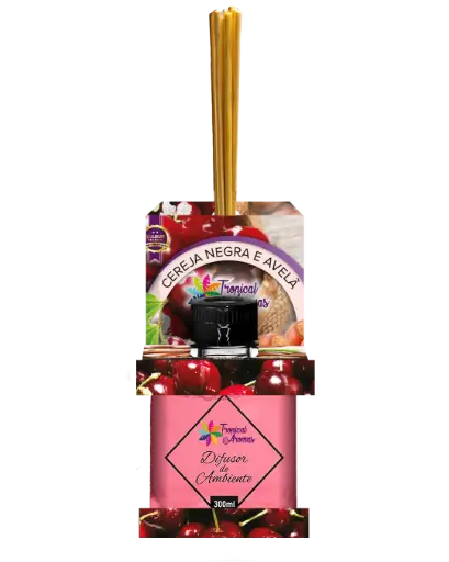 [7566] Difusor Premium 300 ml - Cereja Negra e Avela 