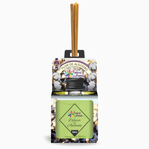 [7573] Difusor Premium 300 ml - Flor de Algodão 